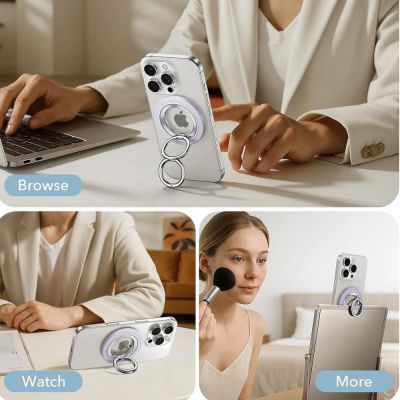 2. ESR Magnetic HaloLock MagSafe Phone Holder - Purple