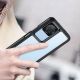 9. Outer Space Case for Xiaomi Poco F4 5G cover with a flexible frame blue