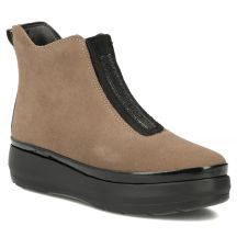 Women's beige platform ankle boots Filippo DBT8264