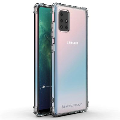 10. Wozinsky Anti Shock durable case with Military Grade Protection for Samsung Galaxy A72 4G transparent