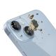 4. 3mk Lens Protection Pro camera cover for iPhone 14 - blue