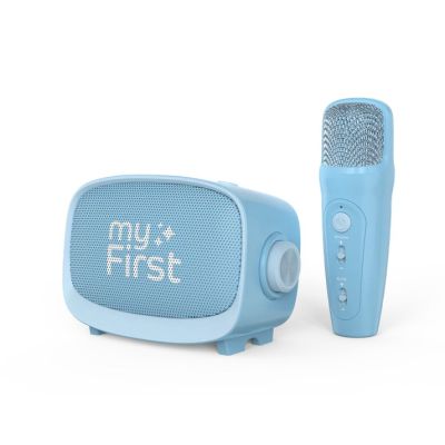 3. myFirst Voice 2 - karaoke set for kids - microphone and wireless speaker with sound modification effects (blue)