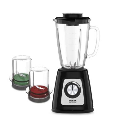 15. TEFAL BL438831 BlendForce Tabletop Blender, 800 W, jug material: plastic, jug capacity: 1.25 L, ice crushing, color: black