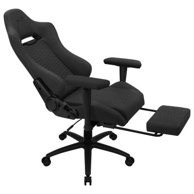 9. AEROCOOL ROYAL AeroWeave ASH BLACK CHAIR