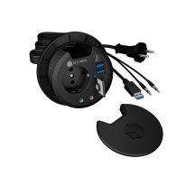 ICY BOX IB-HUB1430-CR electrical socket Black