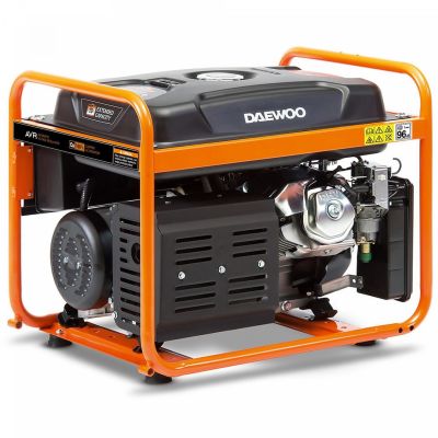 6. Daewoo GDA 7500E Generator 6500 W 30 l Petrol Orange, Black