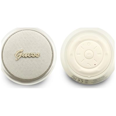2. Guess 5W Script Metal Logo Bluetooth Speaker - Gold