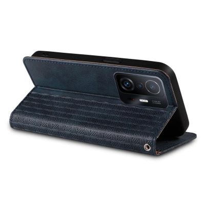 5. Magnet Strap Case Case for Samsung Galaxy A13 5G Pouch Wallet + Mini Lanyard Pendant Blue