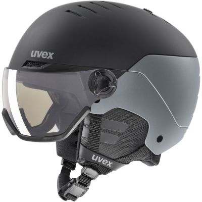 UVEX Wanted Visor pro V Ski Helmet, Matte Black