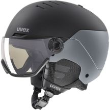 UVEX Wanted Visor pro V Ski Helmet, Matte Black
