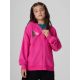 Girls' loose sweatshirt with hood 4F 4FJKAW26TSWSF3137-54S