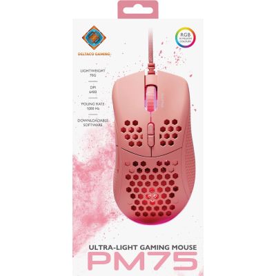 3. Deltaco Gaming GAM-108-P USB Keyboard Pink