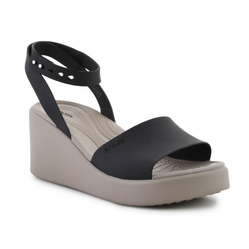 2. Crocs Brooklyn Ankle Strap Wedge W 209406-07H sandals