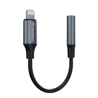 4. Wozinsky WALJ-01 Lightning adapter - 3.5mm mini jack - black