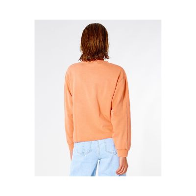 7. RIP CURL Icons Of Surf Crew sweatshirt - coral