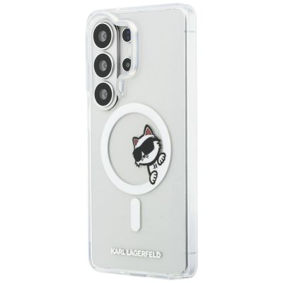2. Karl Lagerfeld IML Peekaboo Choupette MagSafe case for Samsung Galaxy S26 Ultra - transparent