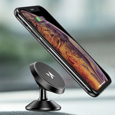 8. Wozinsky Magnetic Car Mount for Dashboard 360 Self-Adhesive Black (WMH-05)
