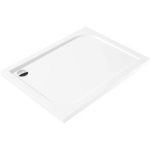 Rectangular acrylic shower tray 80x120 cm