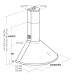 4. AKPO WK-4 DANDYS 60 WHITE chimney hood (600mm; white)