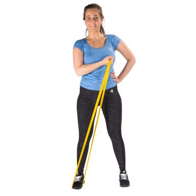 7. VIRTUFIT PRO FITNESS POWER BAND MEDIUM YELLOW