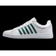 5. K-Swiss men's sneakers COURT WINSTON WHITE/POSY GREEN-M (06154-942-M)
