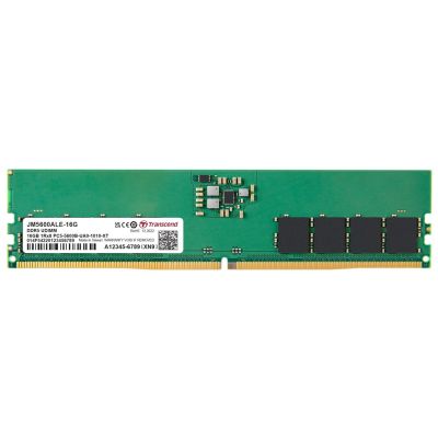 Transcend JetRam JM5600ALE-16G 16GB Memory Module 1 x 16GB DDR5 288-pin DIMM ECC Correction