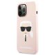 2. Karl Lagerfeld Silicone Karl`s Head Case for iPhone 13 Pro Max 6.7" - Light Pink