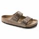 8. Birkenstock Arizona Tabacco Brown Men's/Women's Brown Regular Wide Flip-Flops (0352201)