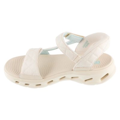 2. Skechers Slip-Ins: GO Walk Glide-Step 2.0 Sandal – Cozy Fit Jada 141276-NAT, Beige, 36