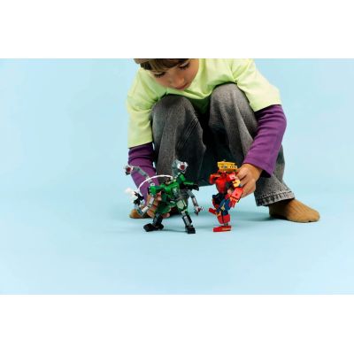 8. LEGO Marvel Super Heroes 76338 Spider-Man and Doctor Who Mech Battle