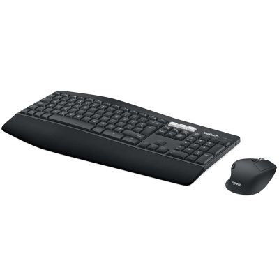 Logitech MK850 Performance Keyboard Mouse Included Universal RF Wireless + Bluetooth QWERTZ German Black