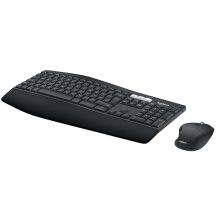 Logitech MK850 Performance Keyboard Mouse Included Universal RF Wireless + Bluetooth QWERTZ German Black