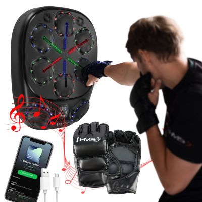 2. TB10 ELECTRONIC BLUETOOTH BOXING TARGET WITH MUSIC AND GLOVES 4000MAH HMS BATTERY