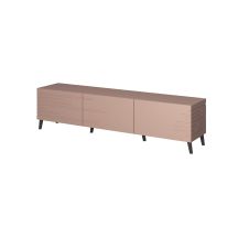 NOVA TV cabinet 186x40x48 matte pink