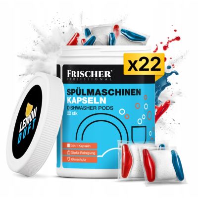 Capsules for dishwasher tablets 3in1 Frischer 22 pcs.