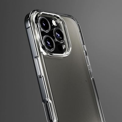 5. SBS set with D3O technology for iPhone 16 Pro Max - case + glass screen and camera protector - transparent