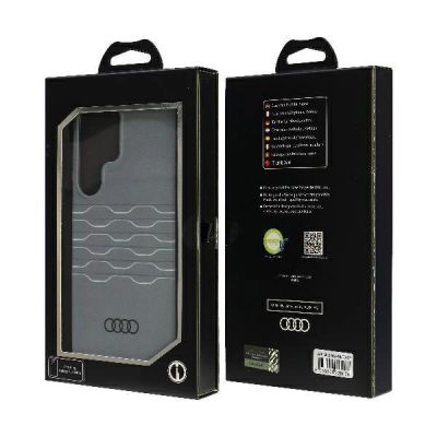 7. Audi IML Geometric Pattern Case S24 Ultra S928 gray/gray hardcase AU-IMLS24U-A6/D3-GY