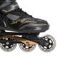 5. NILS EXTREME NA2150 ROLLER SKATES BLACK AND GOLD SIZE 44