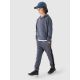 4. Boy's sweatshirt with hood, open, 4F Junior 4FJWMM00TSWSM1292-25S