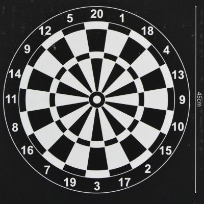 6. OFFICIAL SISAL DARTBOARD 45 CM
