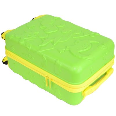 8. PROWORLD KID CABIN TRAVEL SUITCASE 18 INCHES - GREEN (DINO)