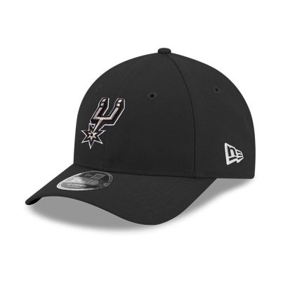New Era 9FORTY NBA San Antonio Spurs Team M-Crown Black Snapback Cap - 60755485