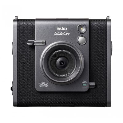 FUJIFILM Instax WIDE Evo Black EX D CMOS Hybrid Instant Camera Black