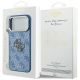 8. Guess 4G & Big Resin Logo Case for iPhone 17 Pro / 18 Pro - Light Blue