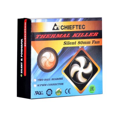 4. Chieftec AF-0825PWM case fan (80 mm; 2200 rpm)