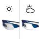 9. Rockbros 10069 Photochromic UV400 Cycling Glasses - Blue