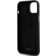7. DKNY Liquid Silicone Metal Logo case for iPhone 15 Plus / 14 Plus - black