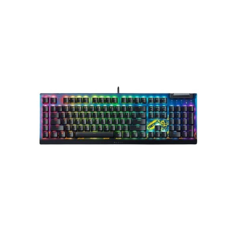 Razer BlackWidow V4 X Fortnite Edition Yellow Keyboard