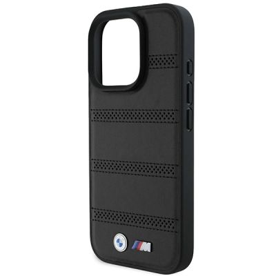 6. BMW M Perforated And Stitched Line MagSafe case for iPhone 16 Pro - black