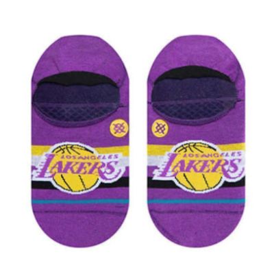 2. LA Los Angeles Lakers NBA St No Show Low-Top Socks - A145C22LAK-PUR